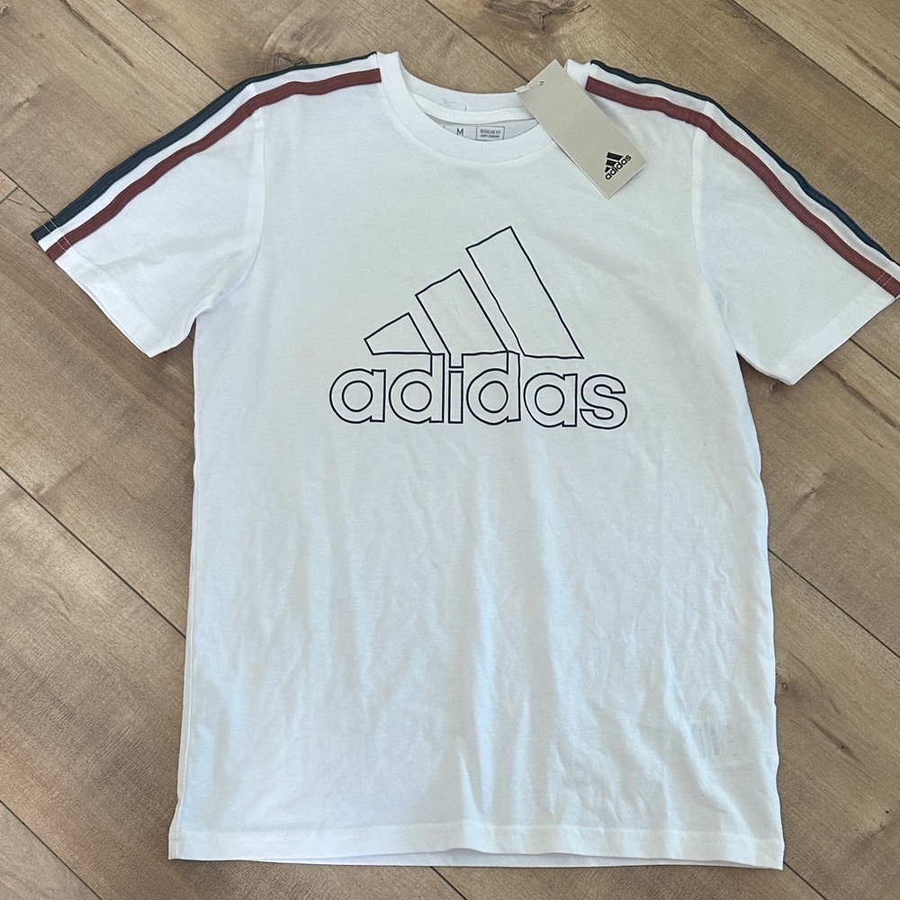 4/$25 NWT Adidas Boys T-shirt Sz M (10/12)